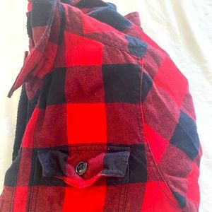 Sherpa lined flannel
